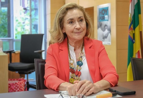 María Martín, consejera de Salud.