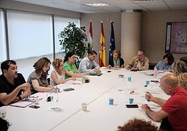 Reunión de la Mesa General de Negociación Colectiva con representación del Gobierno riojano y los sindicatos.