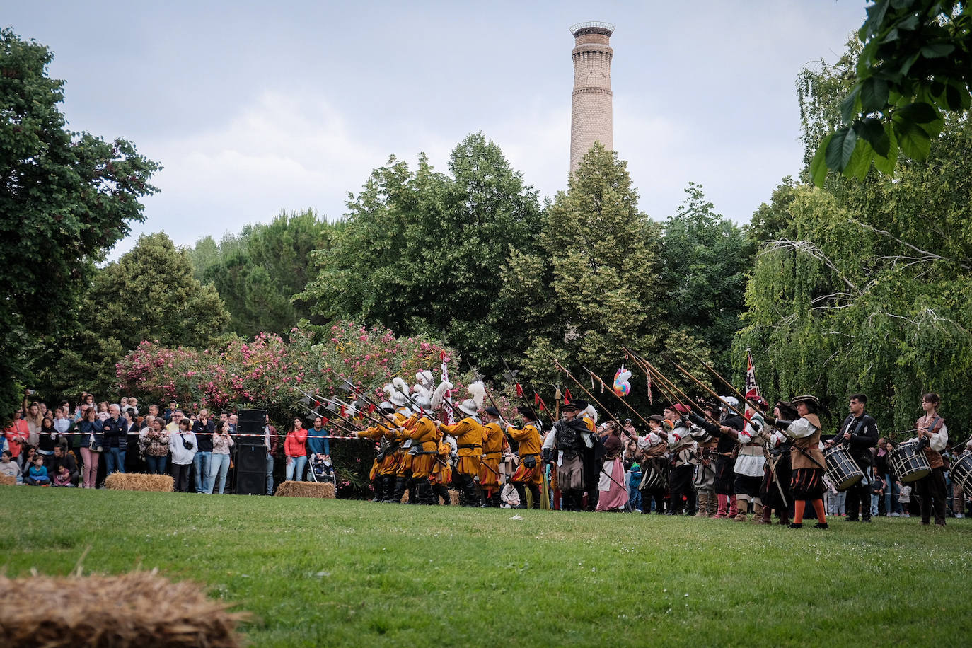 Recreación del Asedio a Logroño, en imágenes