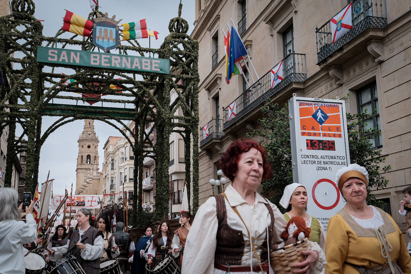 Recreación del Asedio a Logroño, en imágenes