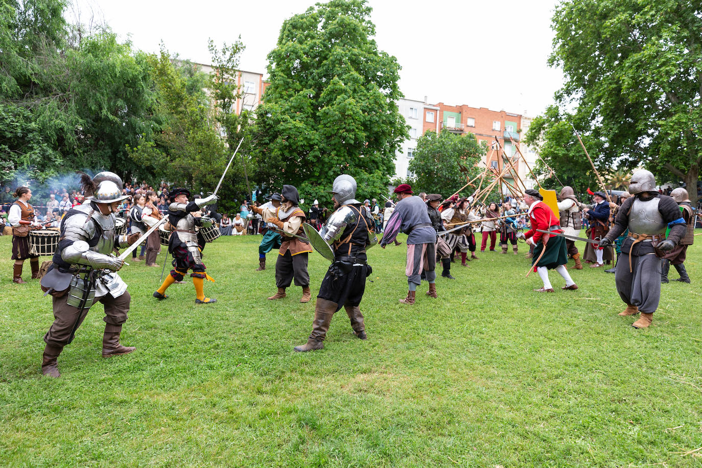 Recreación del asedio a Logroño por los franceses