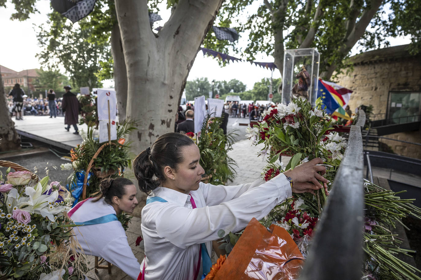 Ofrenda floral a San Bernabé