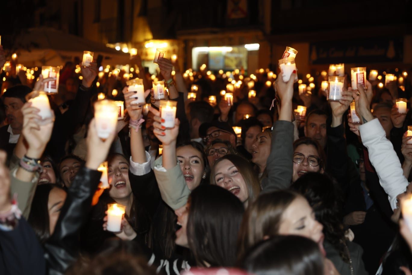 Luminarias de San Bernabé, en la calle Portales