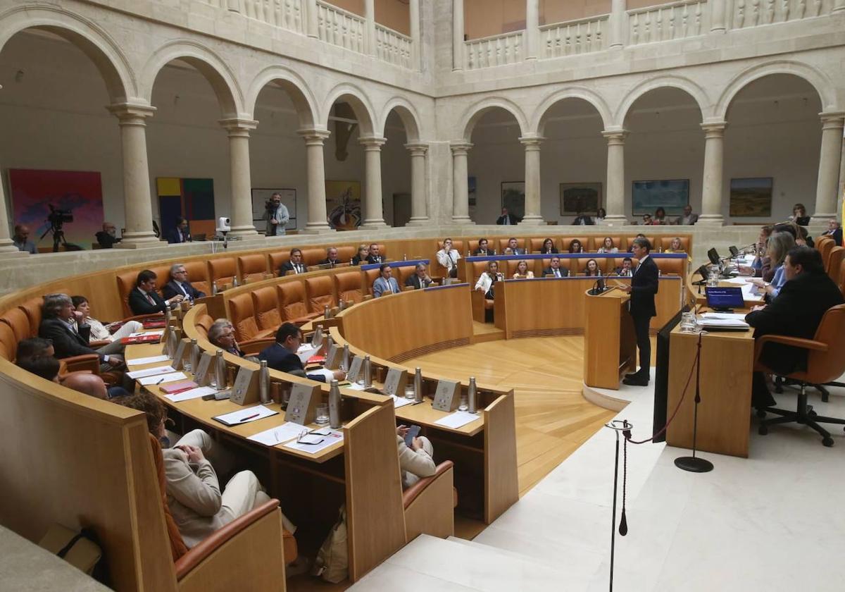 Pleno del Parlamento de hoy.