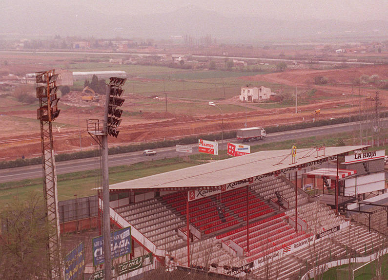 Vista de la tribuna fondo sur.