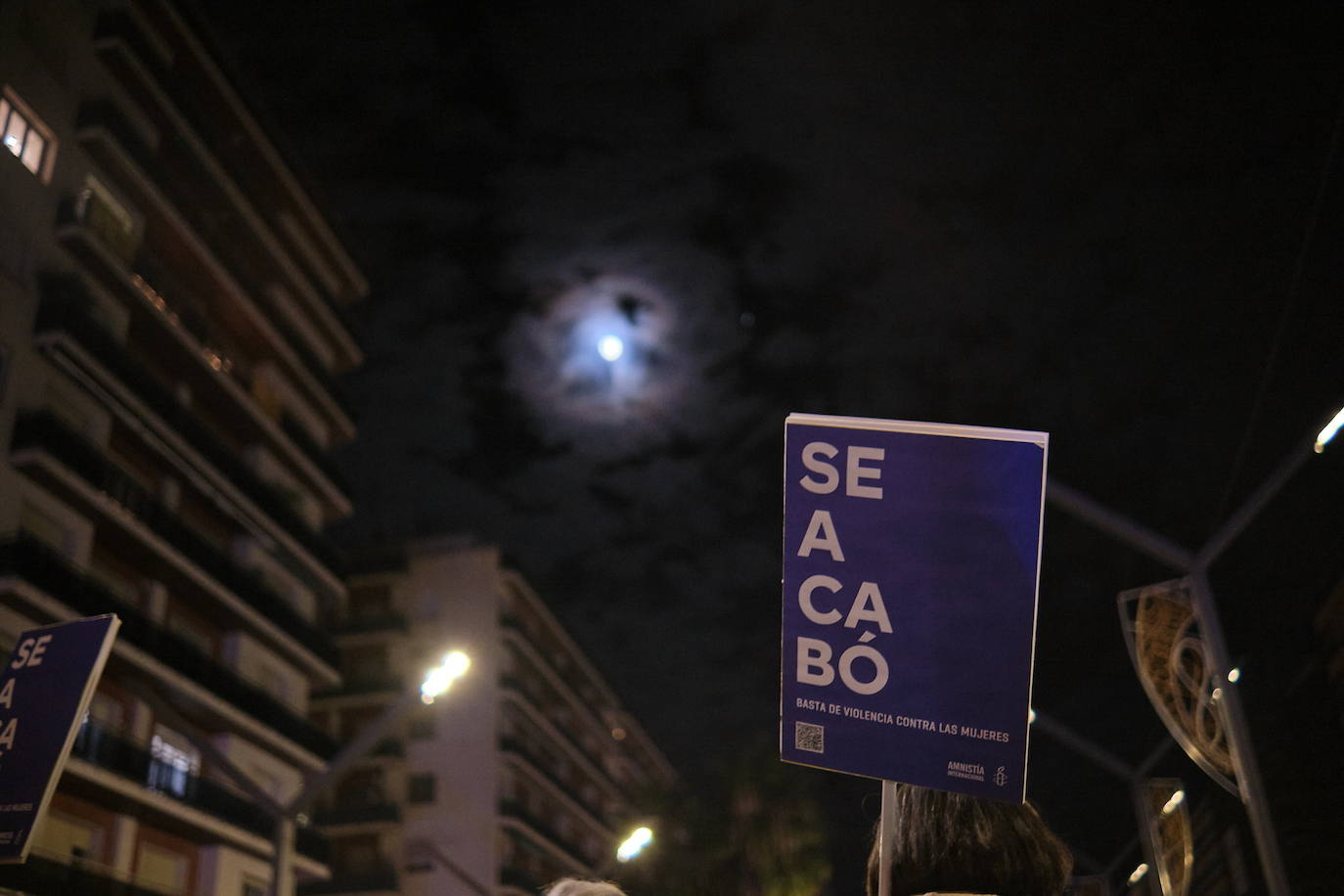 Manifestación contra la violencia de género en Logroño.