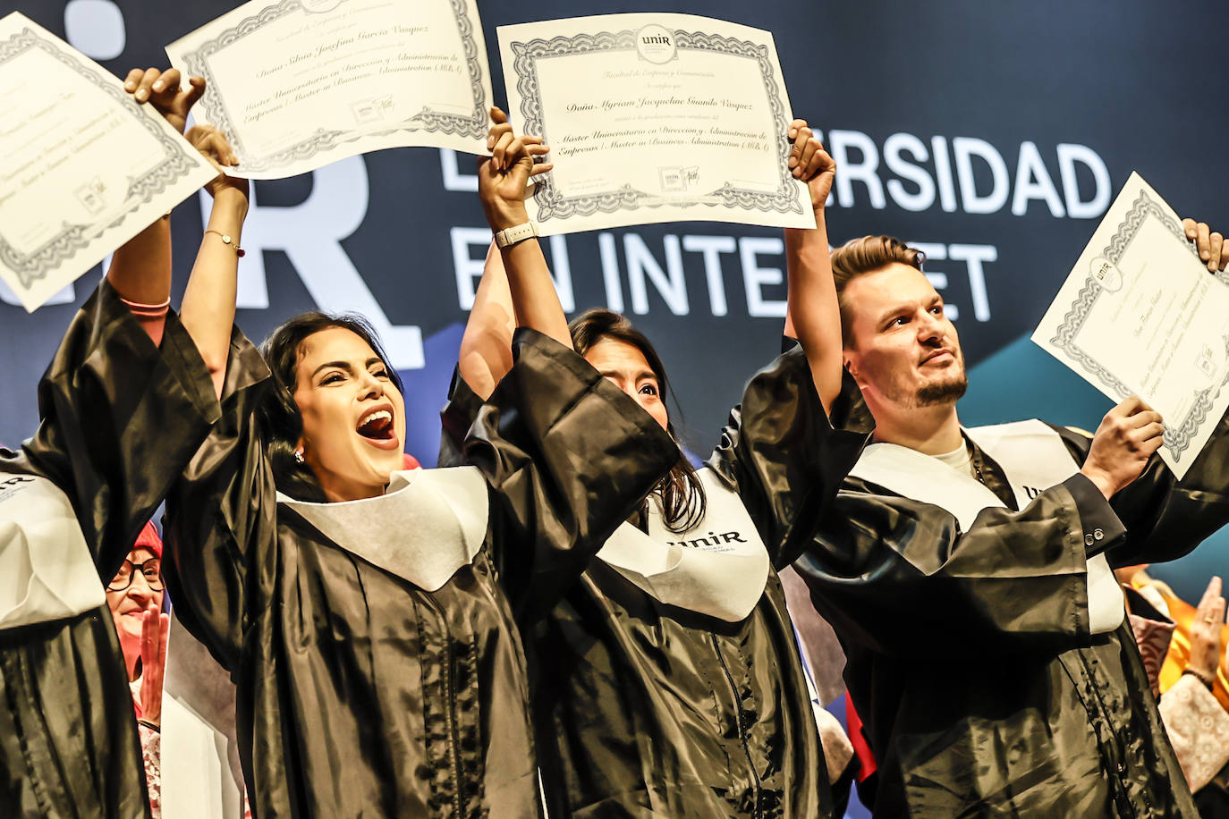 Graduación de los alumnos de Derecho y Empresa y Comunicación de UNIR