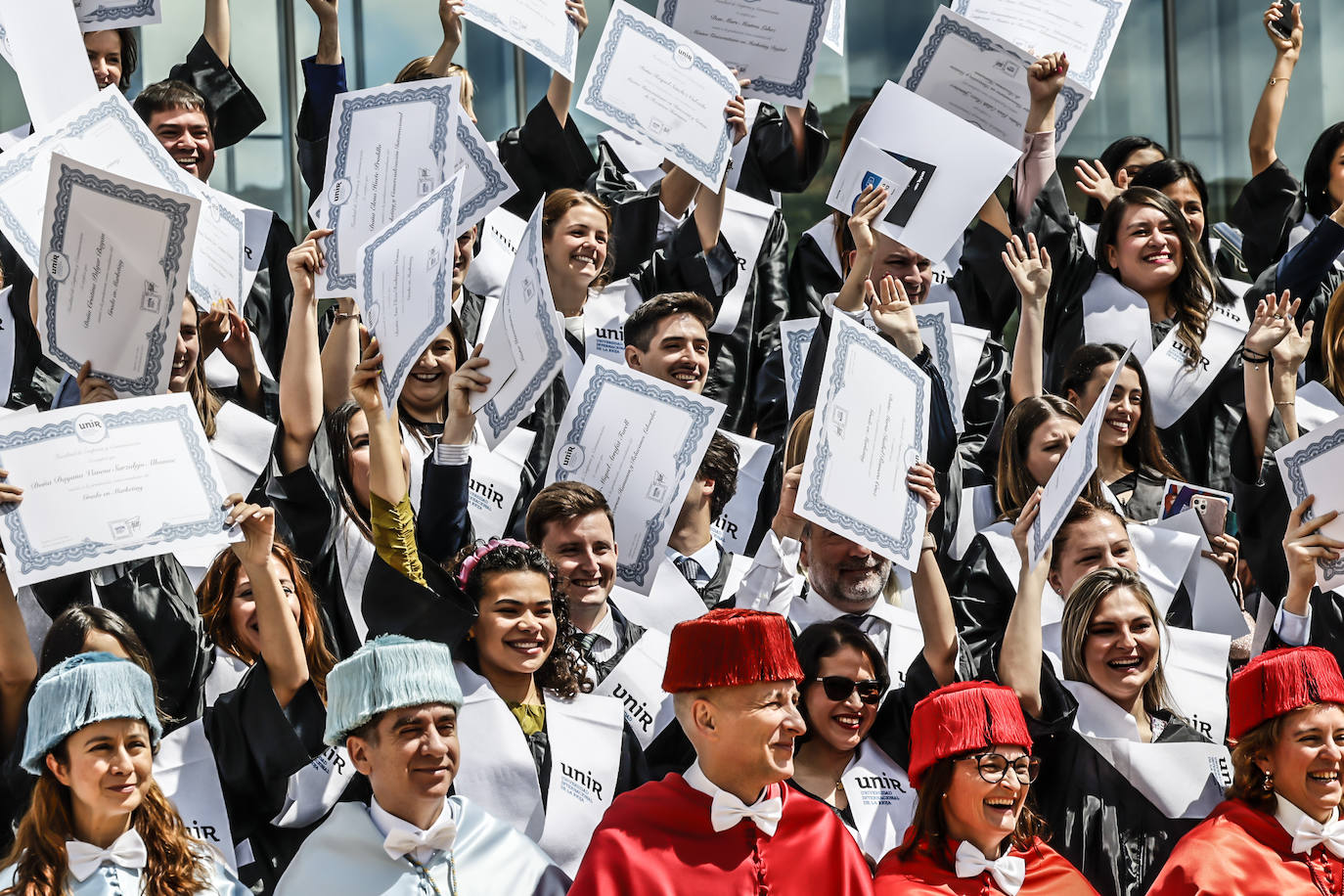 Graduación de los alumnos de Derecho y Empresa y Comunicación de UNIR