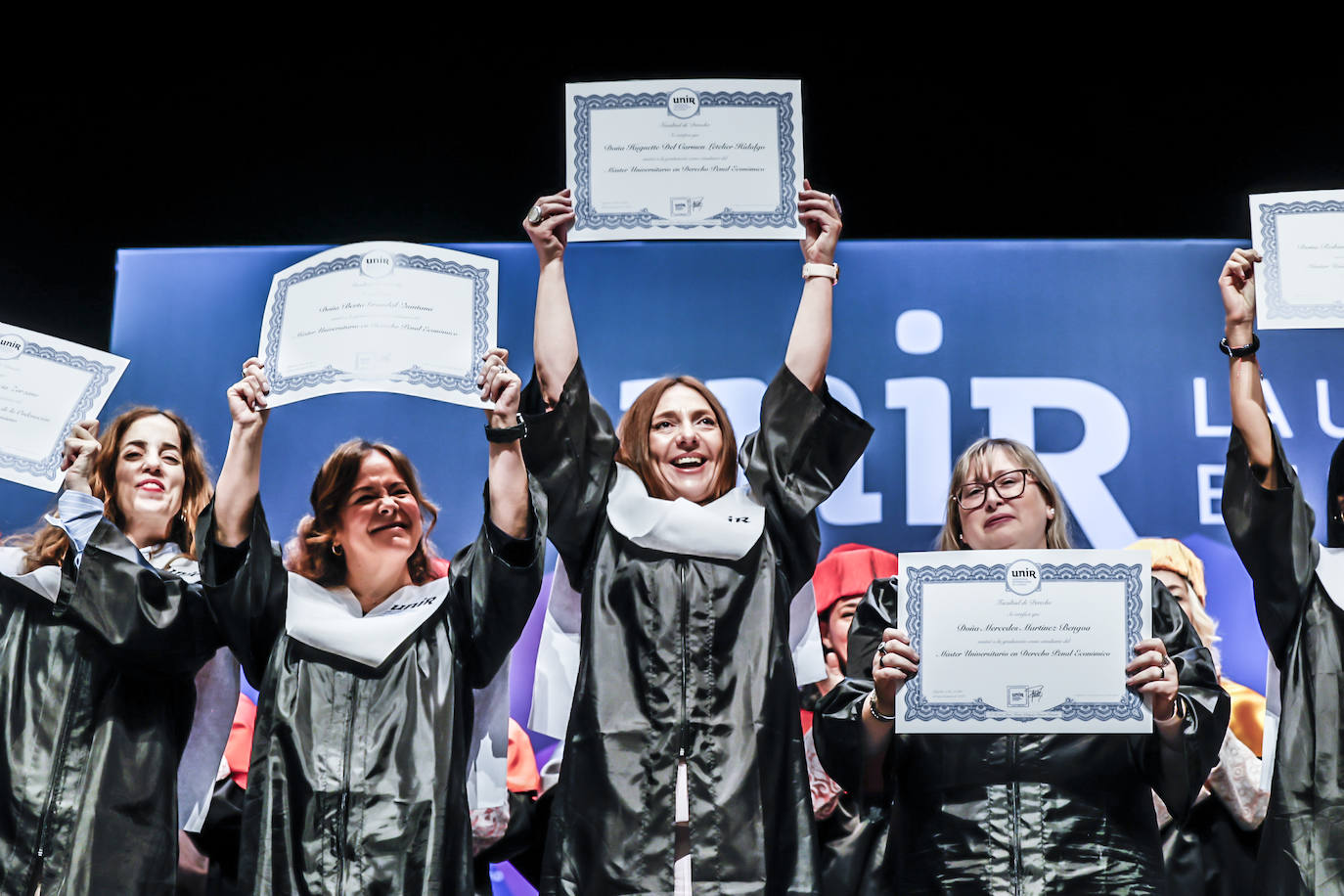 Graduación de los alumnos de Derecho y Empresa y Comunicación de UNIR