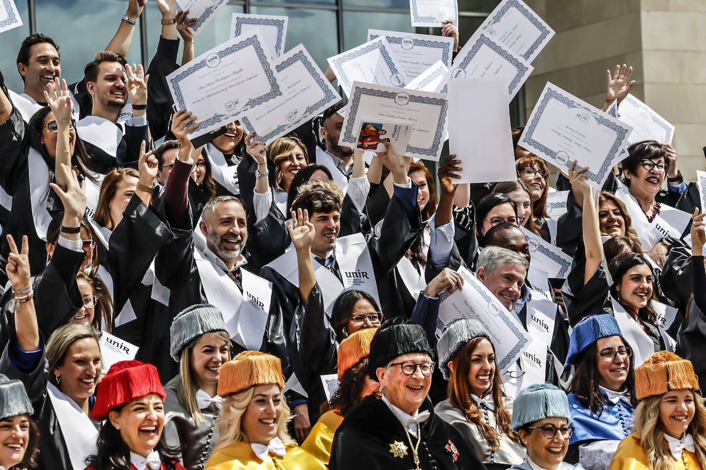 Graduación de los alumnos de Derecho y Empresa y Comunicación de UNIR