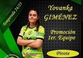 El Grafometal promociona al primer equipo a la pivote Yovanka Giménez