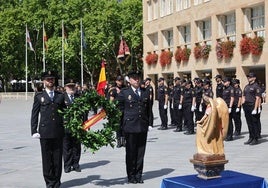 Un momento del 'Día de las víctimas del terrorismo en la Policía Nacional'.