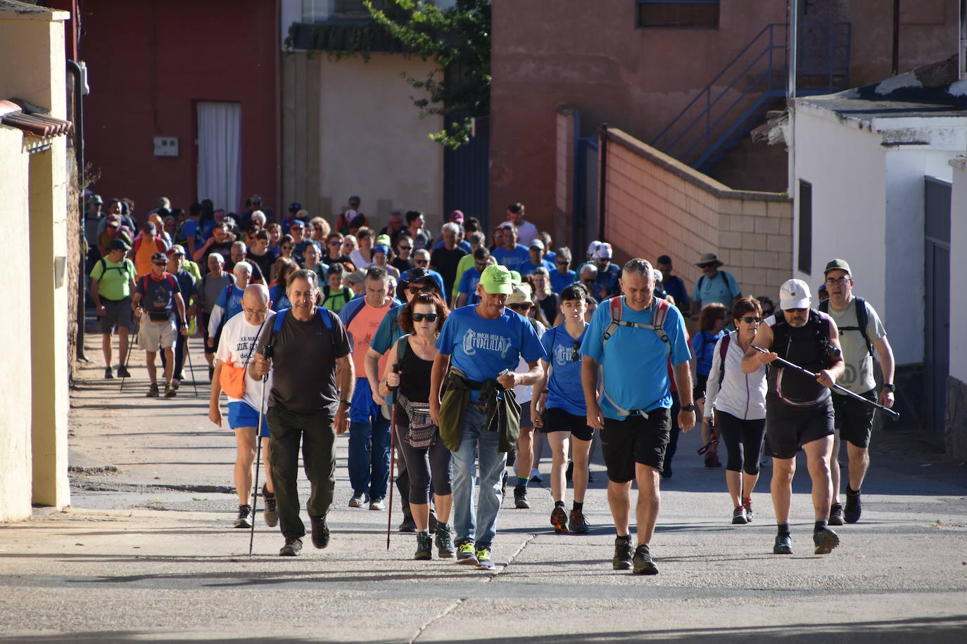 Las imágenes de la X edición de la marcha Villa de Tudelilla