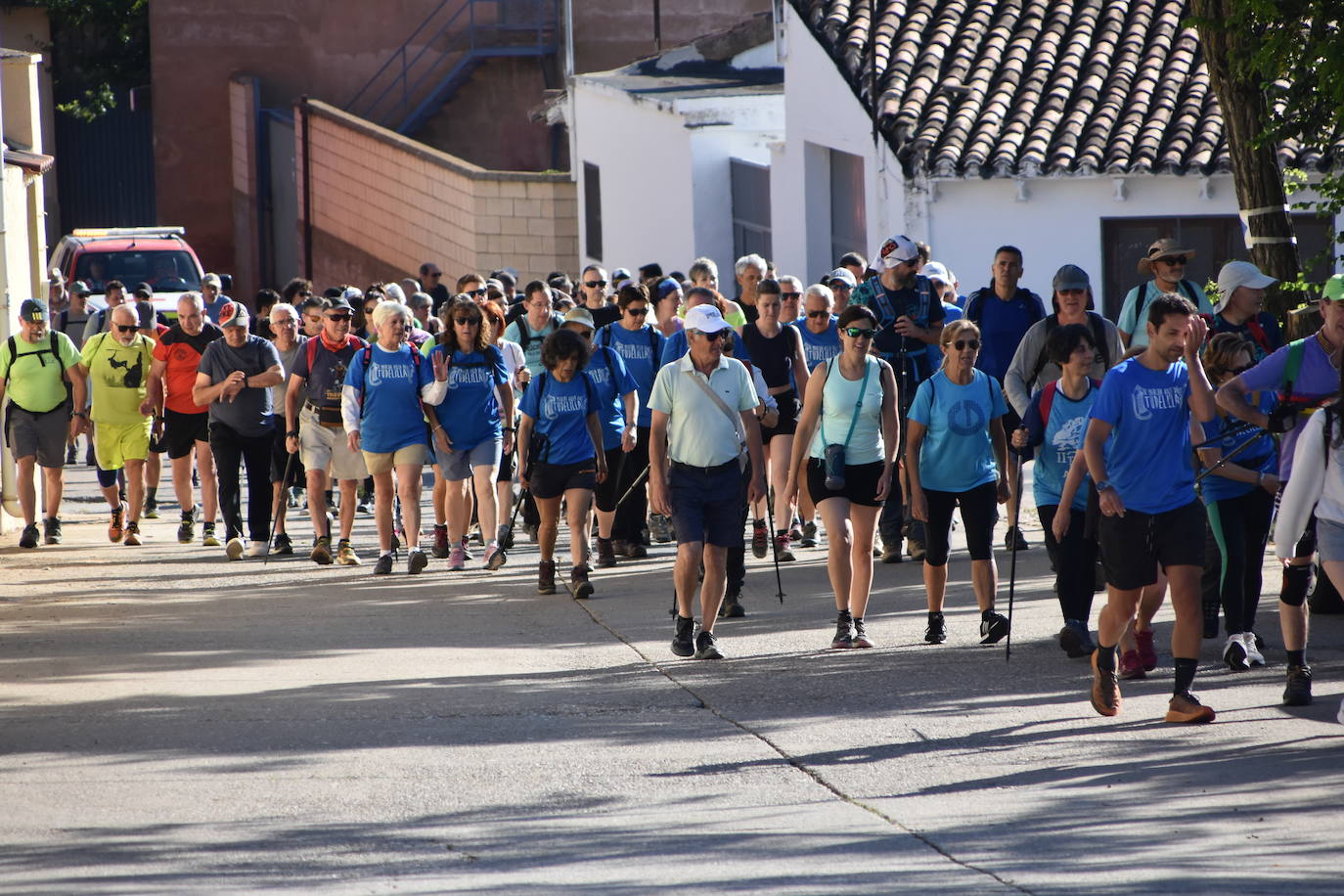 Las imágenes de la X edición de la marcha Villa de Tudelilla