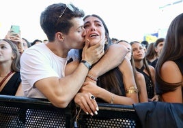 El público vibra con La oreja de Van Gogh