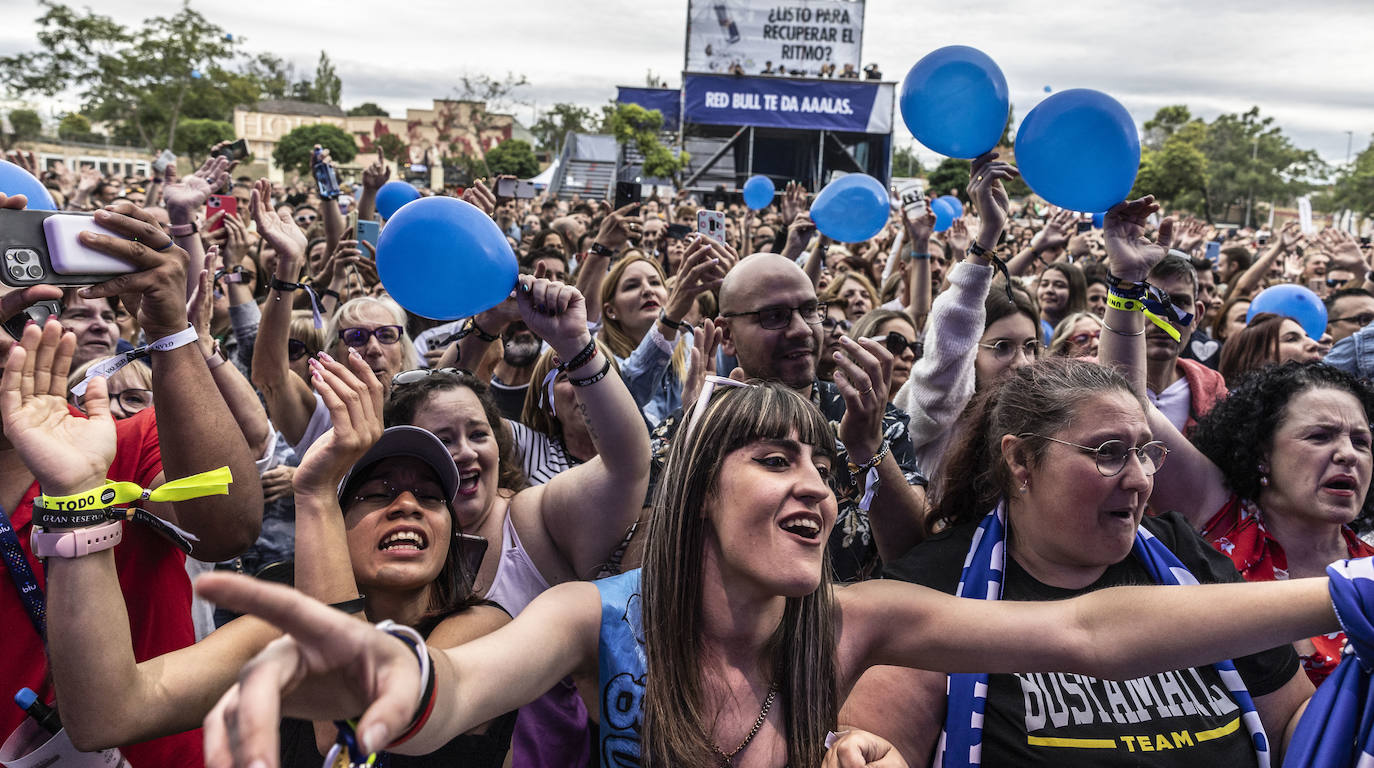 Bustamante pone a bailar al Gran Reserva