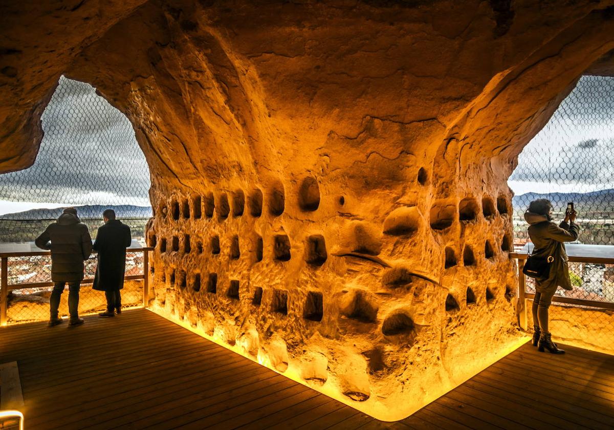 Cueva de los Cien Pilares, en Arnedo