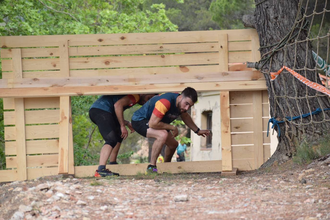 Intensidad en el inicio de la Gladiator Race en Logroño