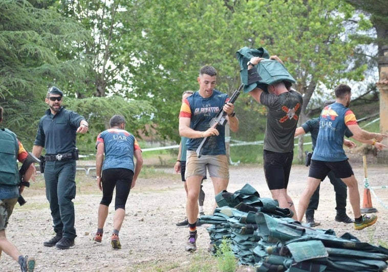 Intensidad en el inicio de la Gladiator Race en Logroño