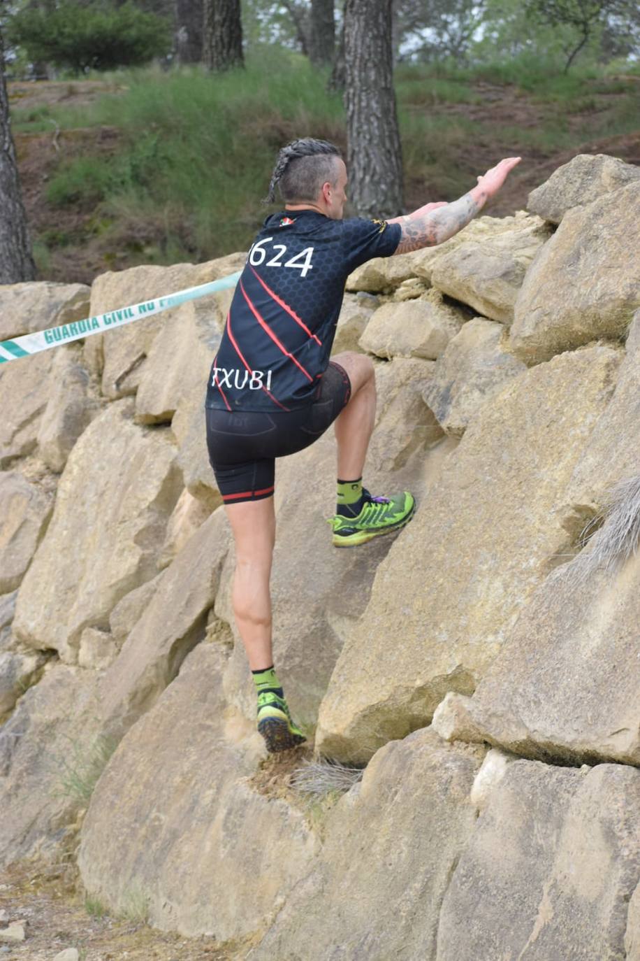 Intensidad en el inicio de la Gladiator Race en Logroño
