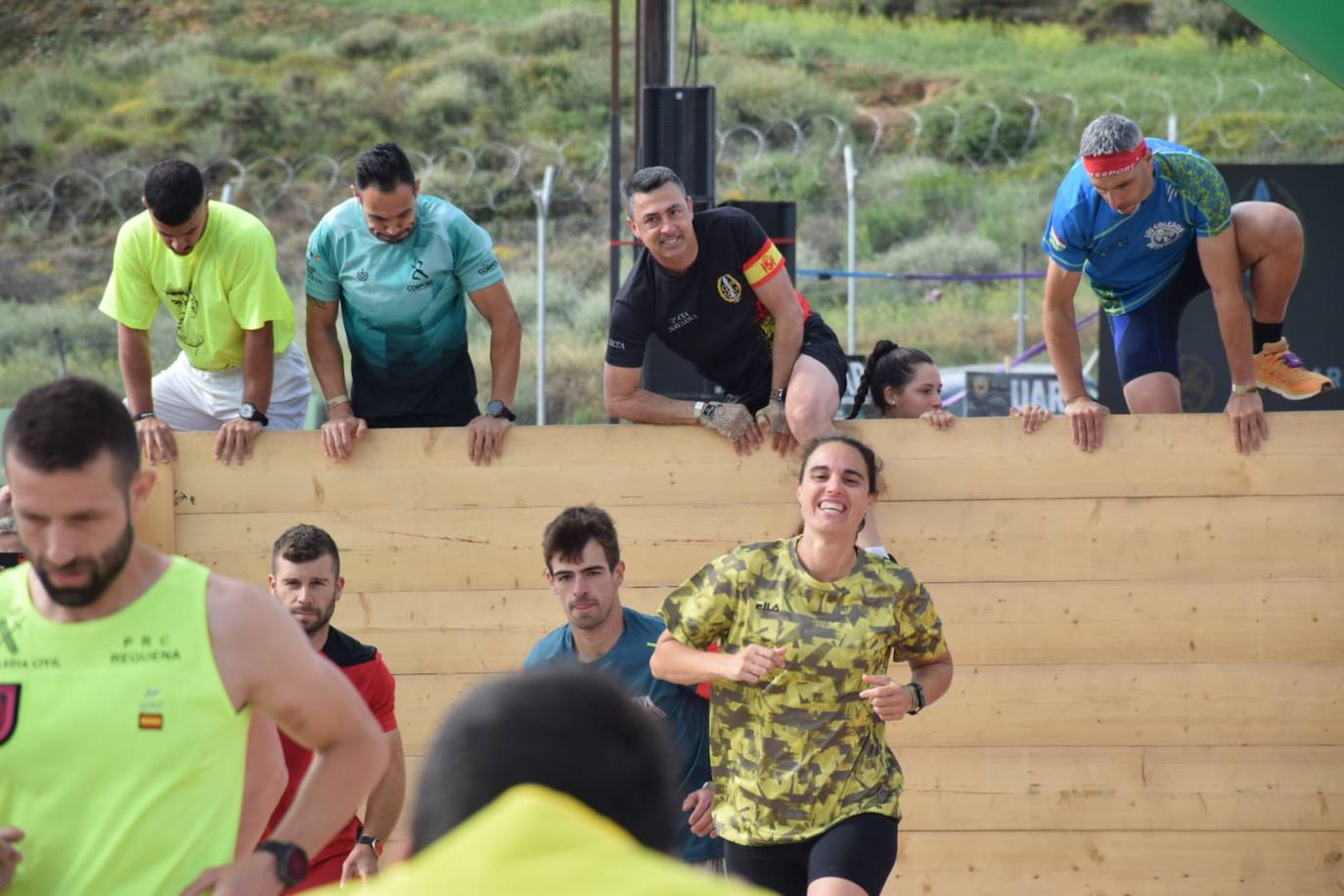 Intensidad en el inicio de la Gladiator Race en Logroño