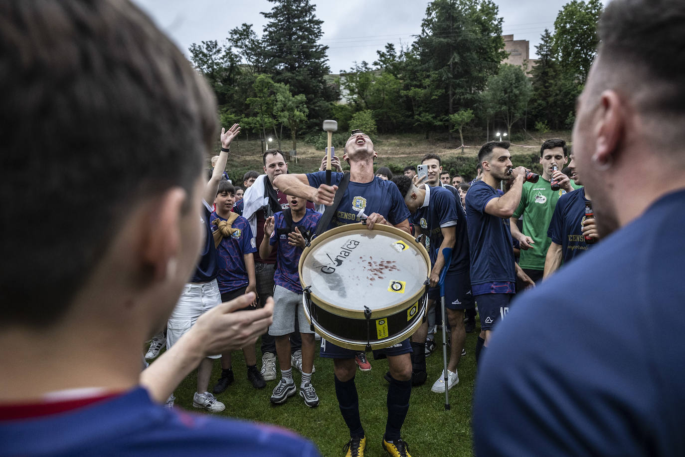 Anguiano celebra el ascenso de su equipo a Segunda Federación