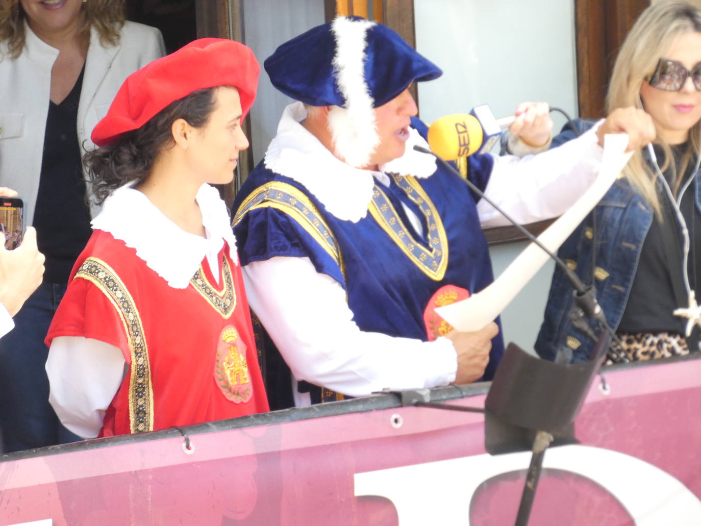 El disparo del cohete en Haro, en imágenes