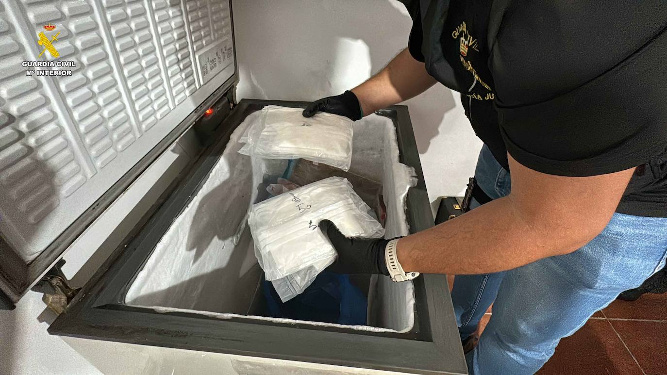 Las imágenes de la operación antidroga en Calahorra