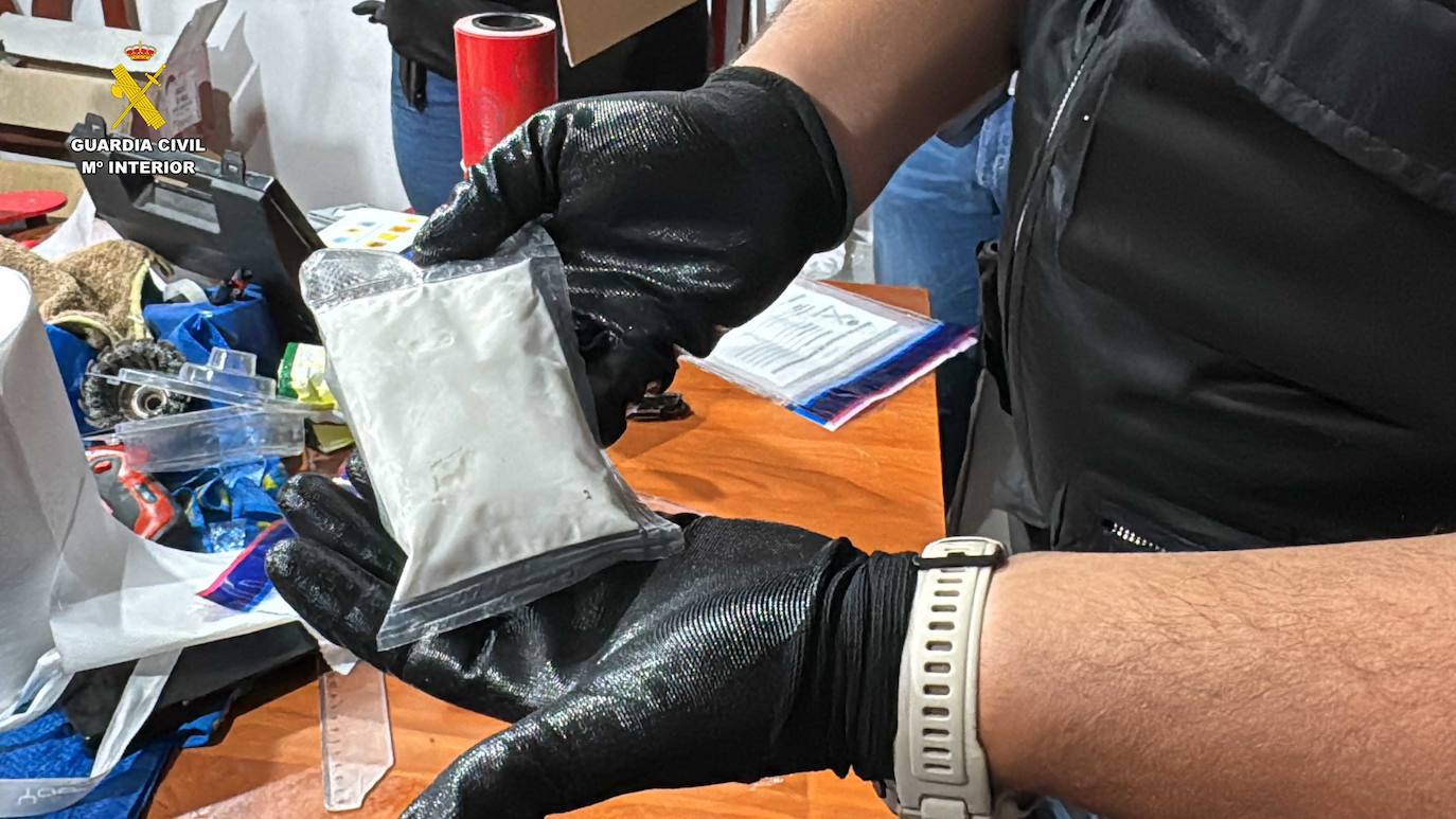 Las imágenes de la operación antidroga en Calahorra