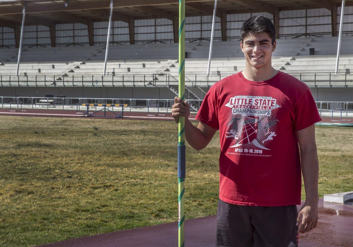 Rodrigo Iglesias, en un entrenamiento en el Adarraga