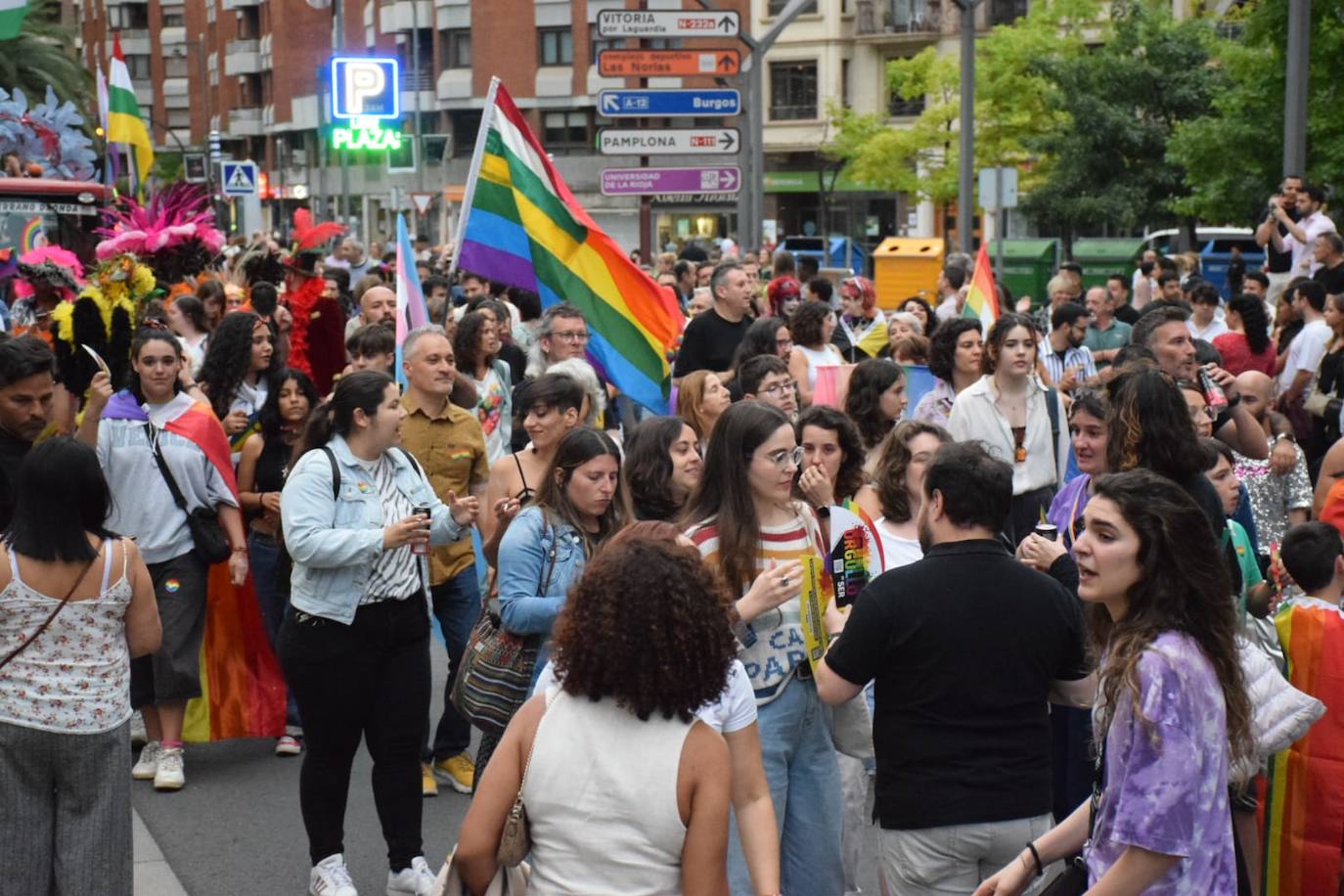 La imágenes del orgullo LGTBIQ+ en Logroño