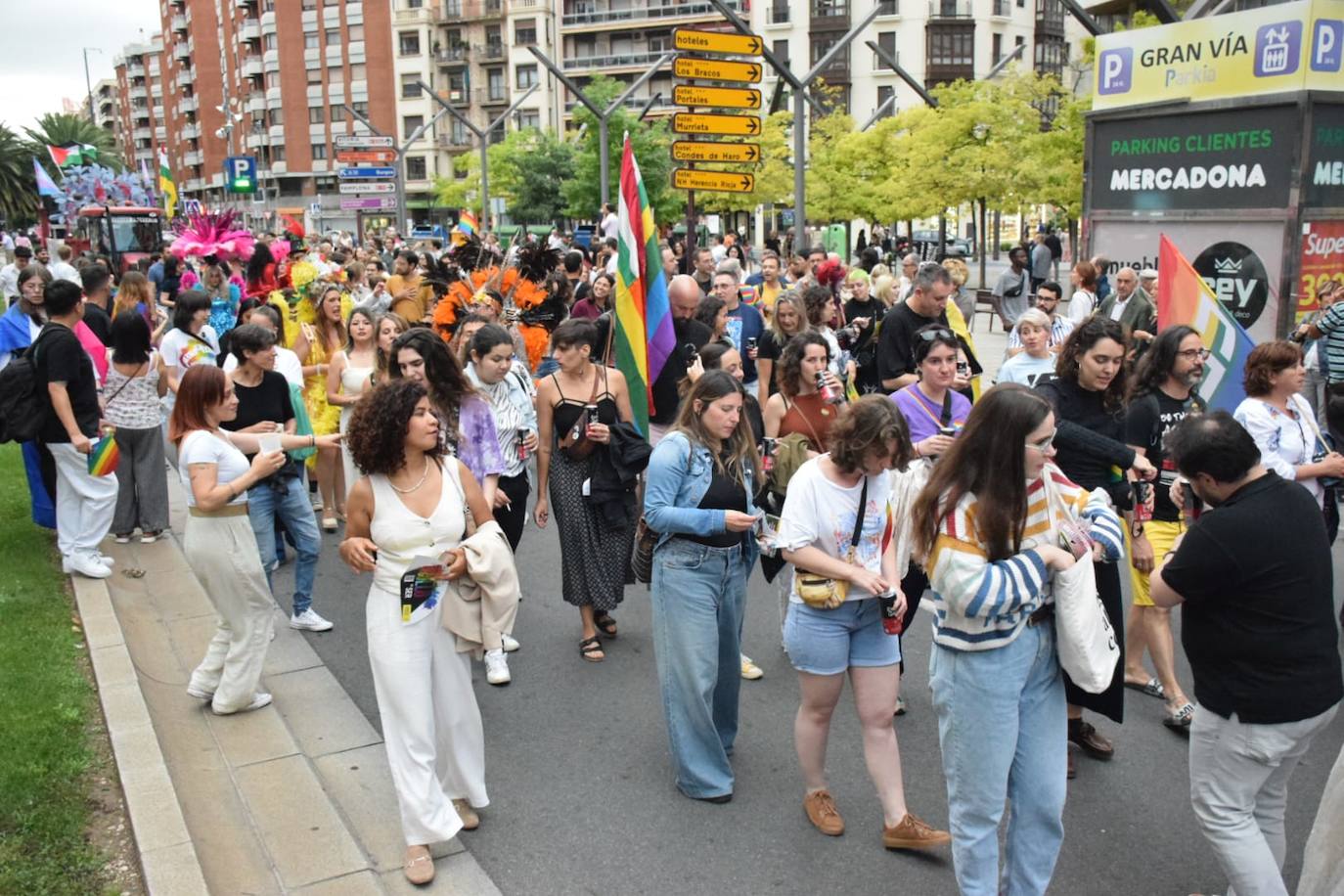 La imágenes del orgullo LGTBIQ+ en Logroño