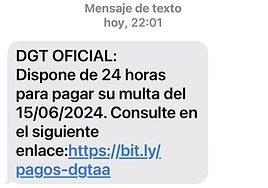 Mensaje que utilizan los delincuentes para intentar estafar.