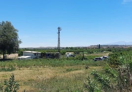 Presencia de Guardia Civil en el paraje de Rincón de Soto donde fue encontrado el cuerpo.