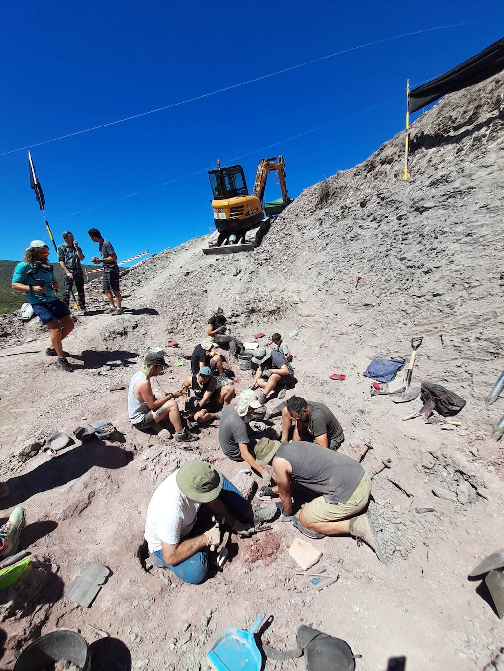 Las imágenes de la excavación del yacimiento de Igea