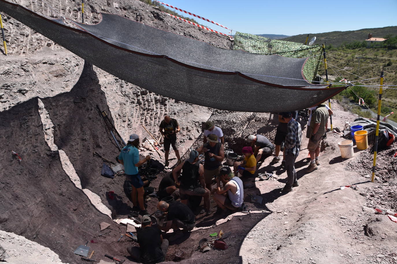 Las imágenes de la excavación del yacimiento de Igea