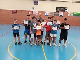 Diplomas del campus multideporte e inglés.