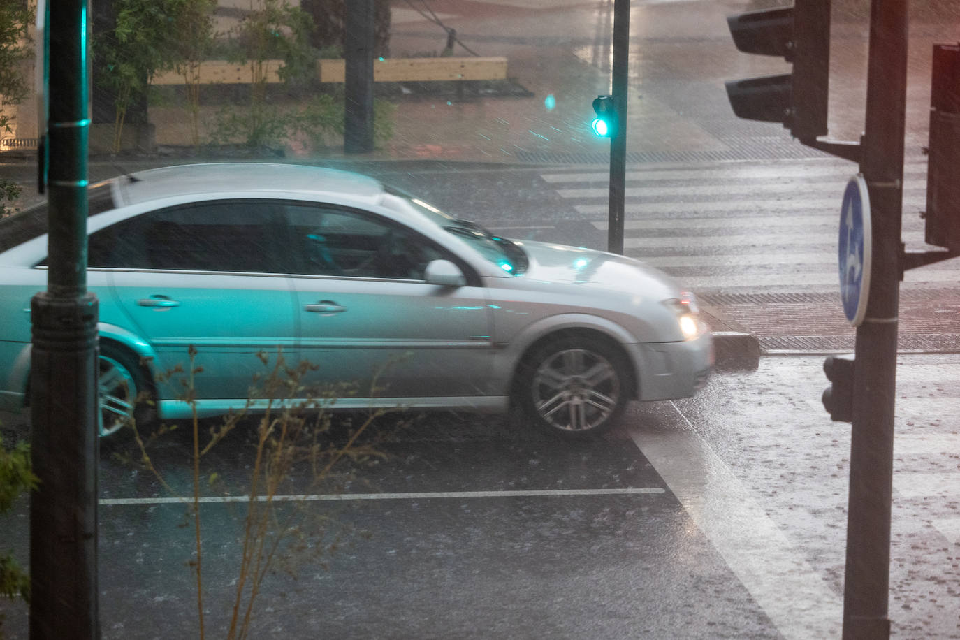 Tormenta sobre Logroño