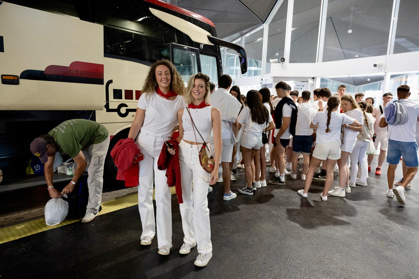 Los riojanos viajan a Pamplona para vivir las fiestas de San Fermín