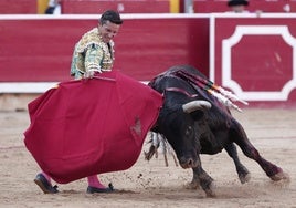 Diego Urdiales, este domingo en la plaza de toros de Pamplona.