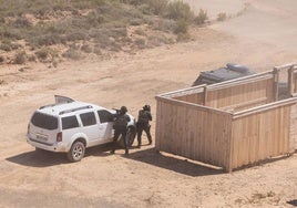 Las fuerzas del GAR entrenan con el grupo Omega, la unidad antiterrorista de la Guardia Nacional de Ucrania