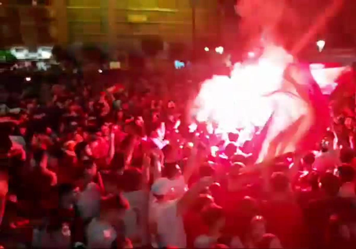 Euforia en la plaza del Raso de Calahorra