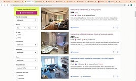 Habitaciones arrendadas a partir de un mínimo de 200 euros