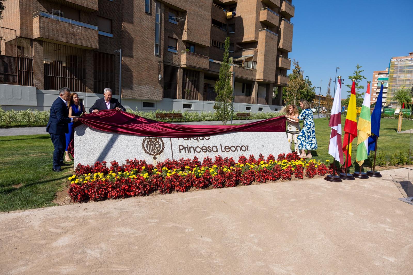 Inaugurado el parque Princesa Leonor en Logroño