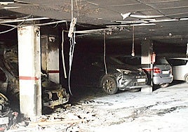 Imagen de los Bomberos de Logroño en la actuación llevada a cabo este domingo en General Urrutia.