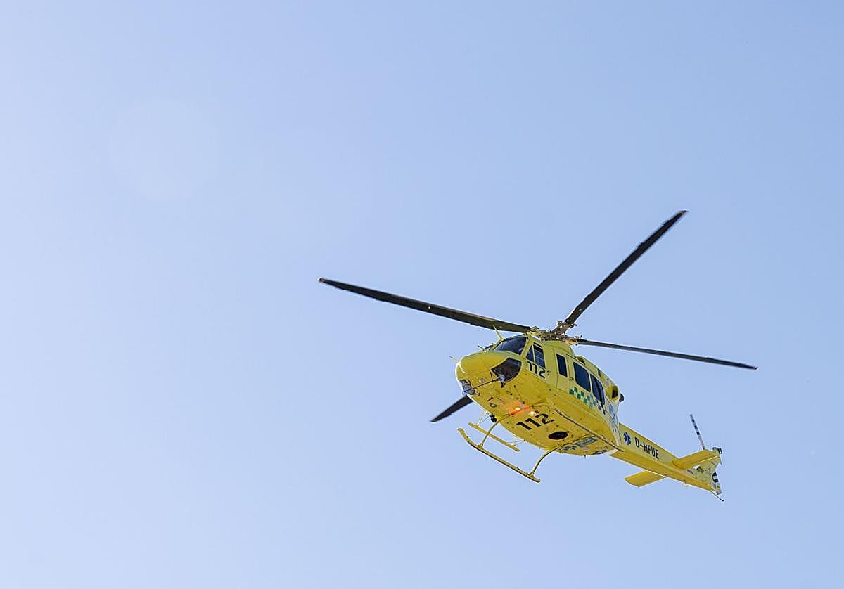 Un ciclista herido en Ezcaray debe ser trasladado en helicóptero a Vitoria
