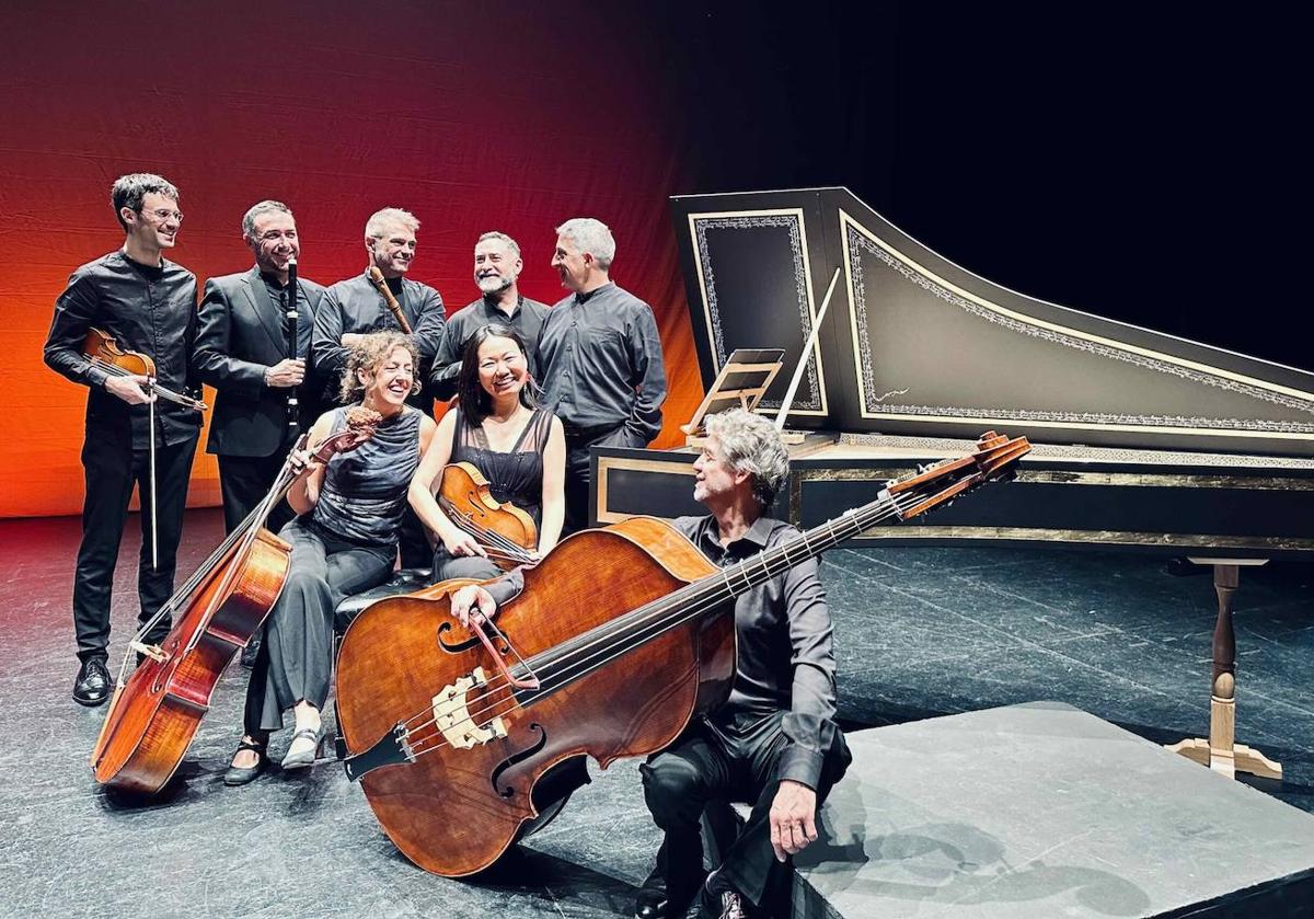 Integrantes de la Orquesta Barroca de Sevilla, formación que abre la Semana de Música Antigua de Logroño.