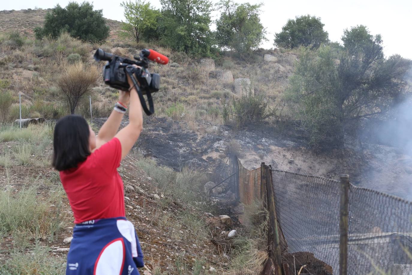 Las imágenes del incendio de Recirsa