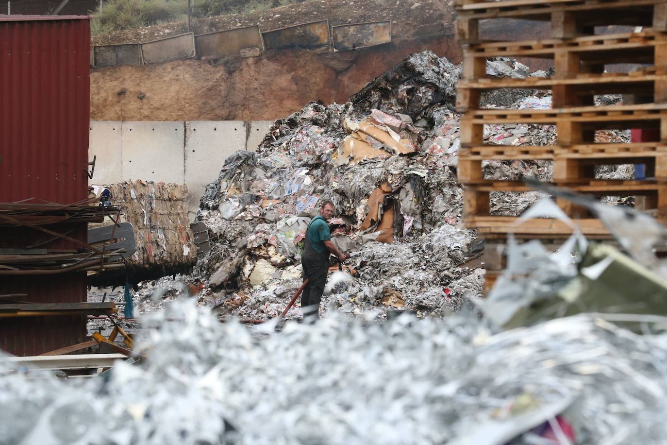 Las imágenes del incendio de Recirsa