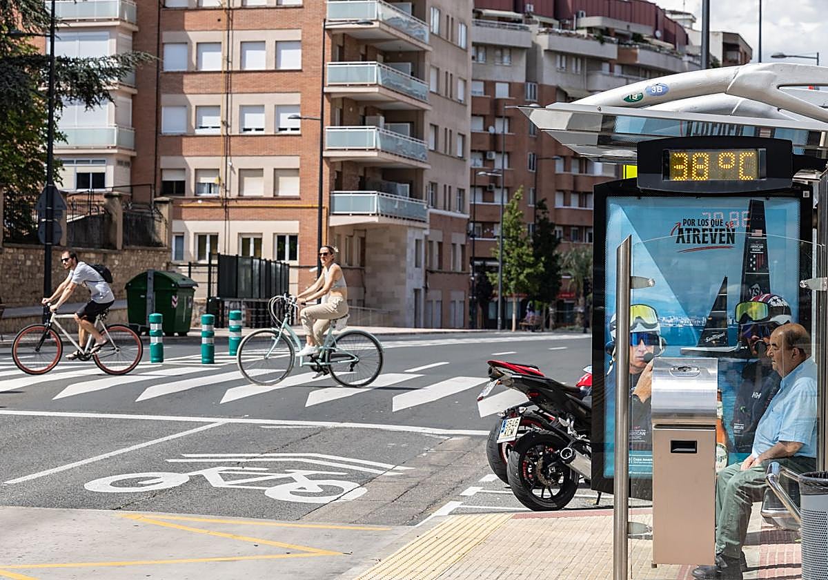 Imagen de una jornada anterior con altas temperaturas.